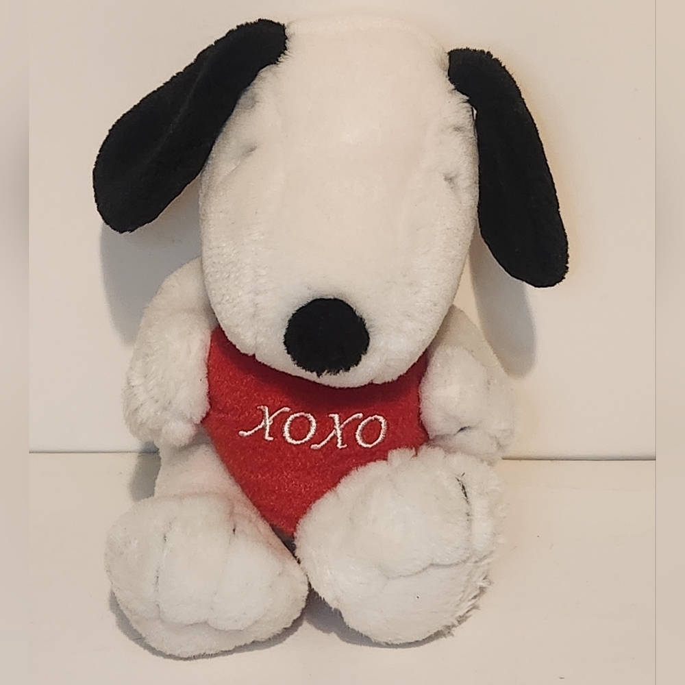 6” Snoopy Dog XOXO Heart V-Day Plush Stuffed Animal